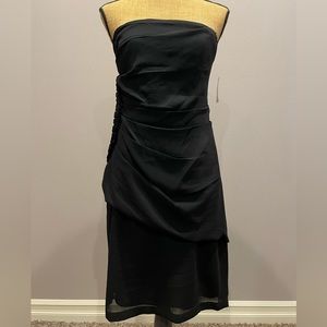 Strapless Black Dress size 14